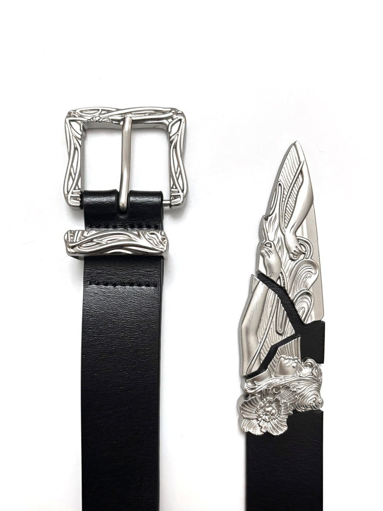 Cowhide Broken Sword Cleanfit Belt