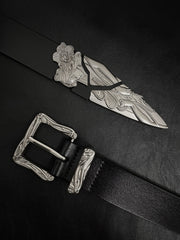 Cowhide Broken Sword Cleanfit Belt