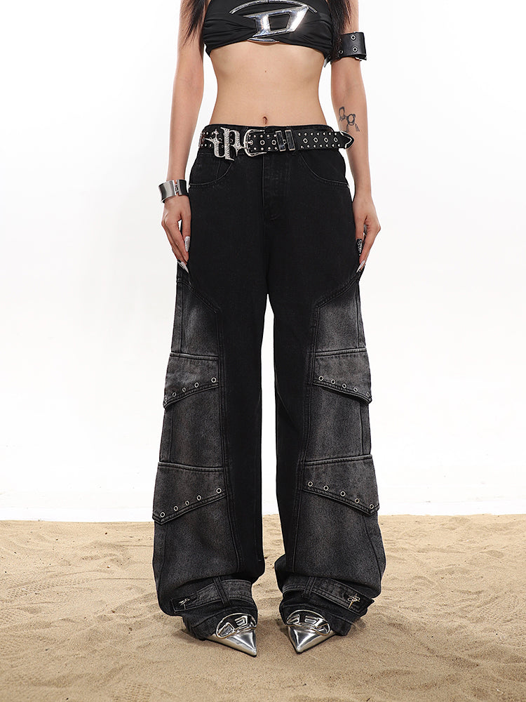 【23s December.】Deconstructed Patchwork Washed Distressed Jeans ArtsKoreanMan