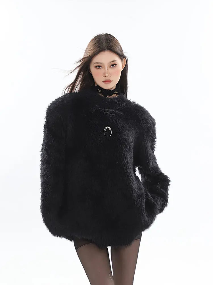 【23s September.】Loose Mink Knitted Sweater ArtsKoreanMan