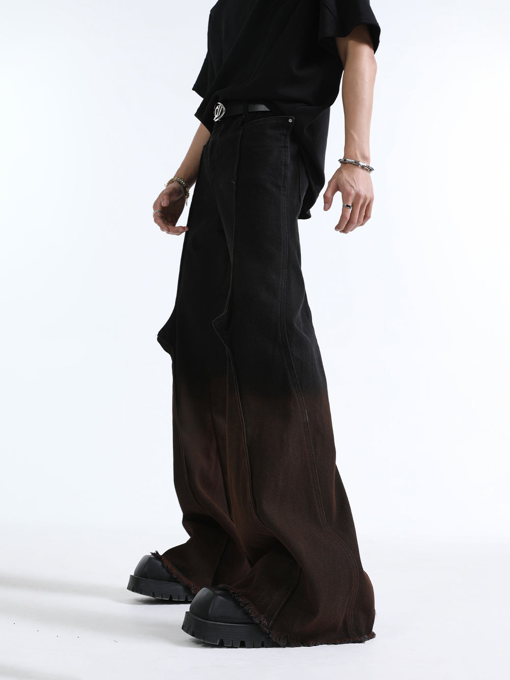 【24s July.】Deconstructed Split Gradient Jeans ArtsKoreanMan