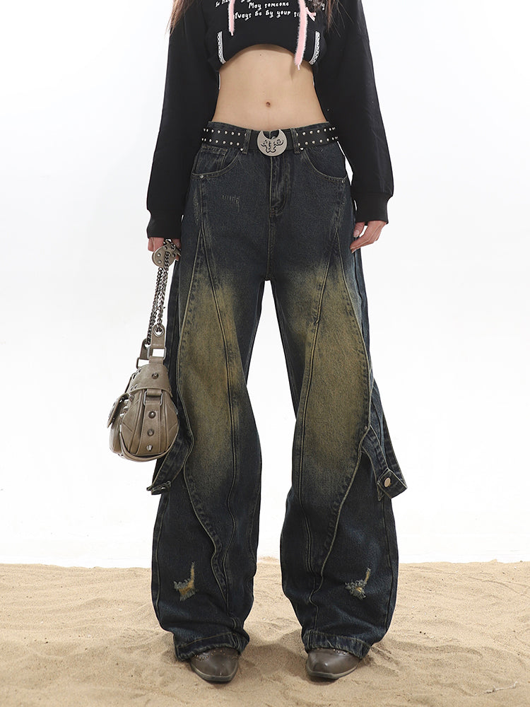 【23s November.】Deconstructed Washed Distressed Jeans ArtsKoreanMan