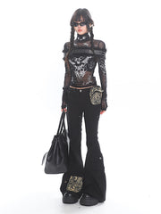 【25s Jan.】Heavyweight Multi-pocket Detachable Flared Pants