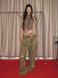【24s April.】Retro Distressed Camouflage Casual Pants ArtsKoreanMan