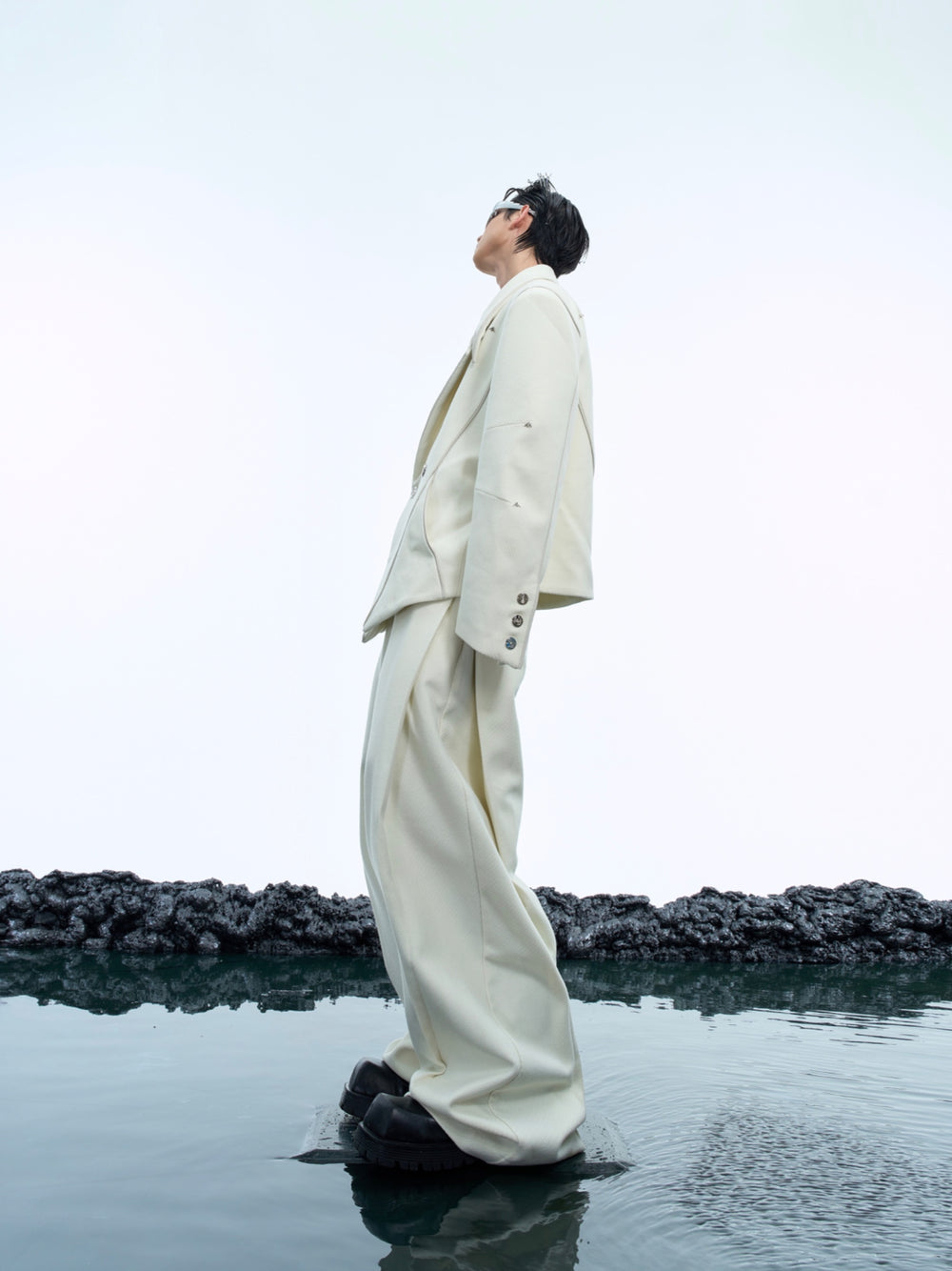 【24s Nov.】Deconstructed Irregular Metal Button High-end Suit ArtsKoreanMan