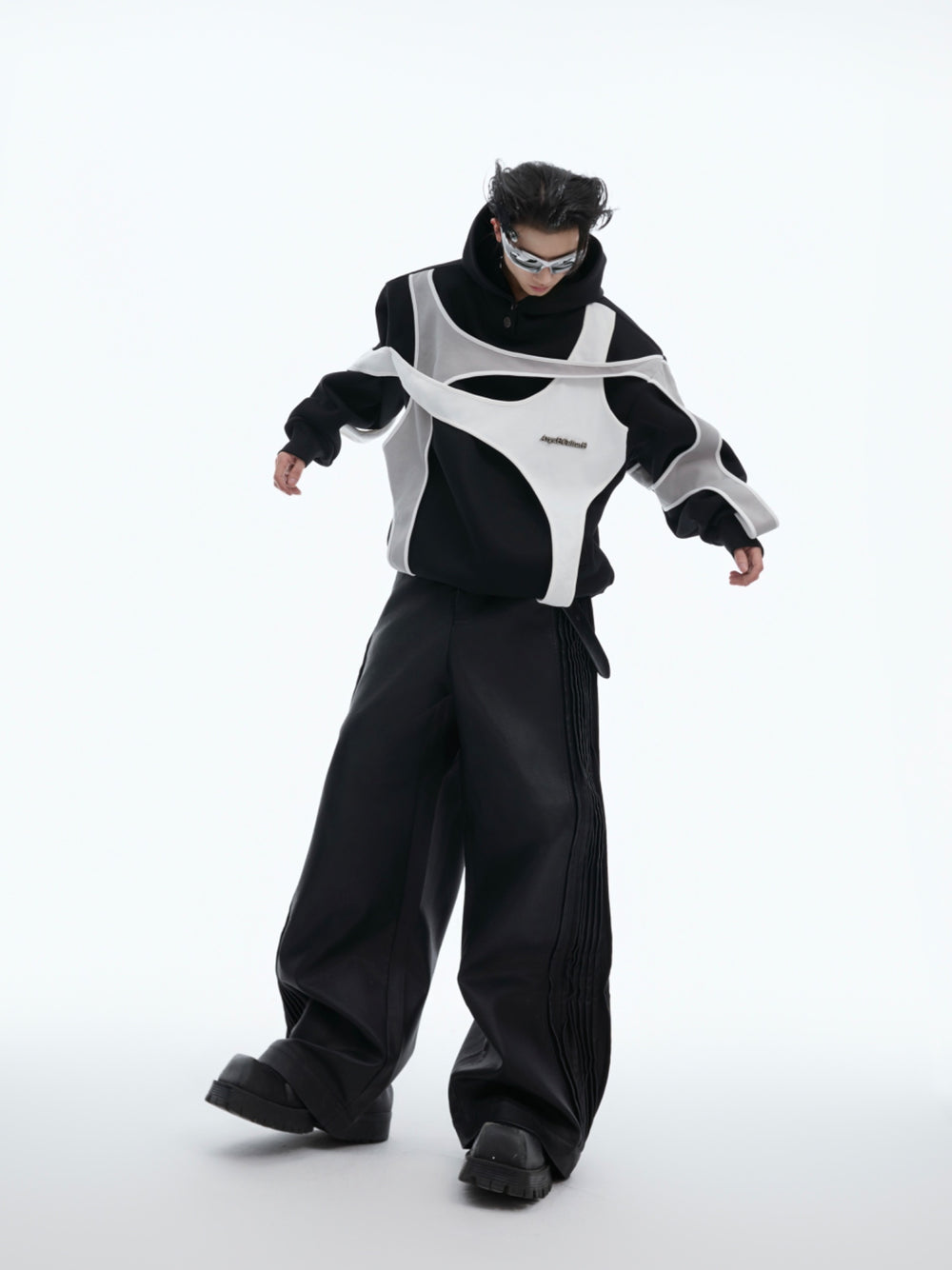 【24s Nov.】Deconstructed Double-layer Paneled Hoodie ArtsKoreanMan