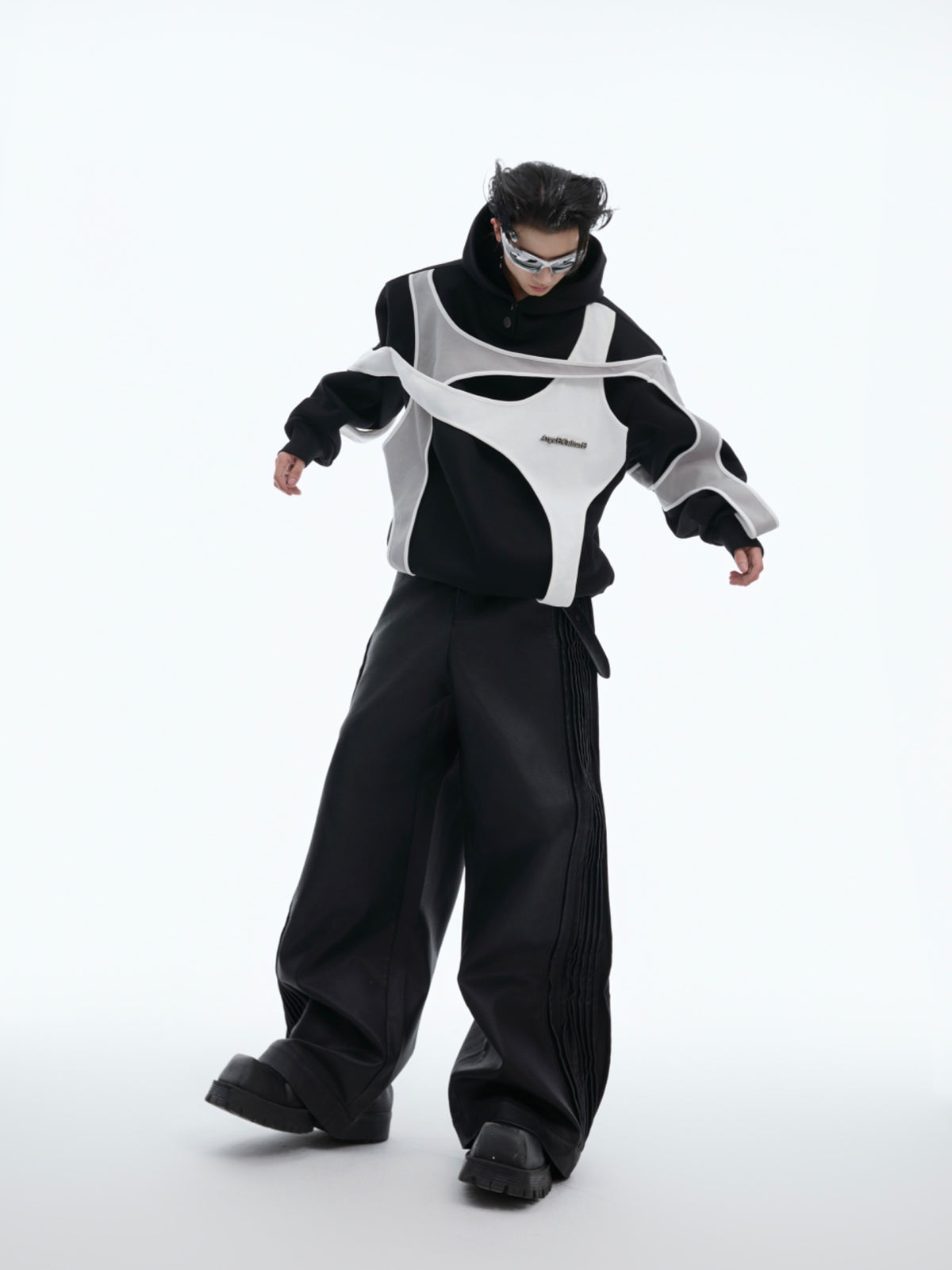 【24s Nov.】Deconstructed Double-layer Paneled Hoodie ArtsKoreanMan