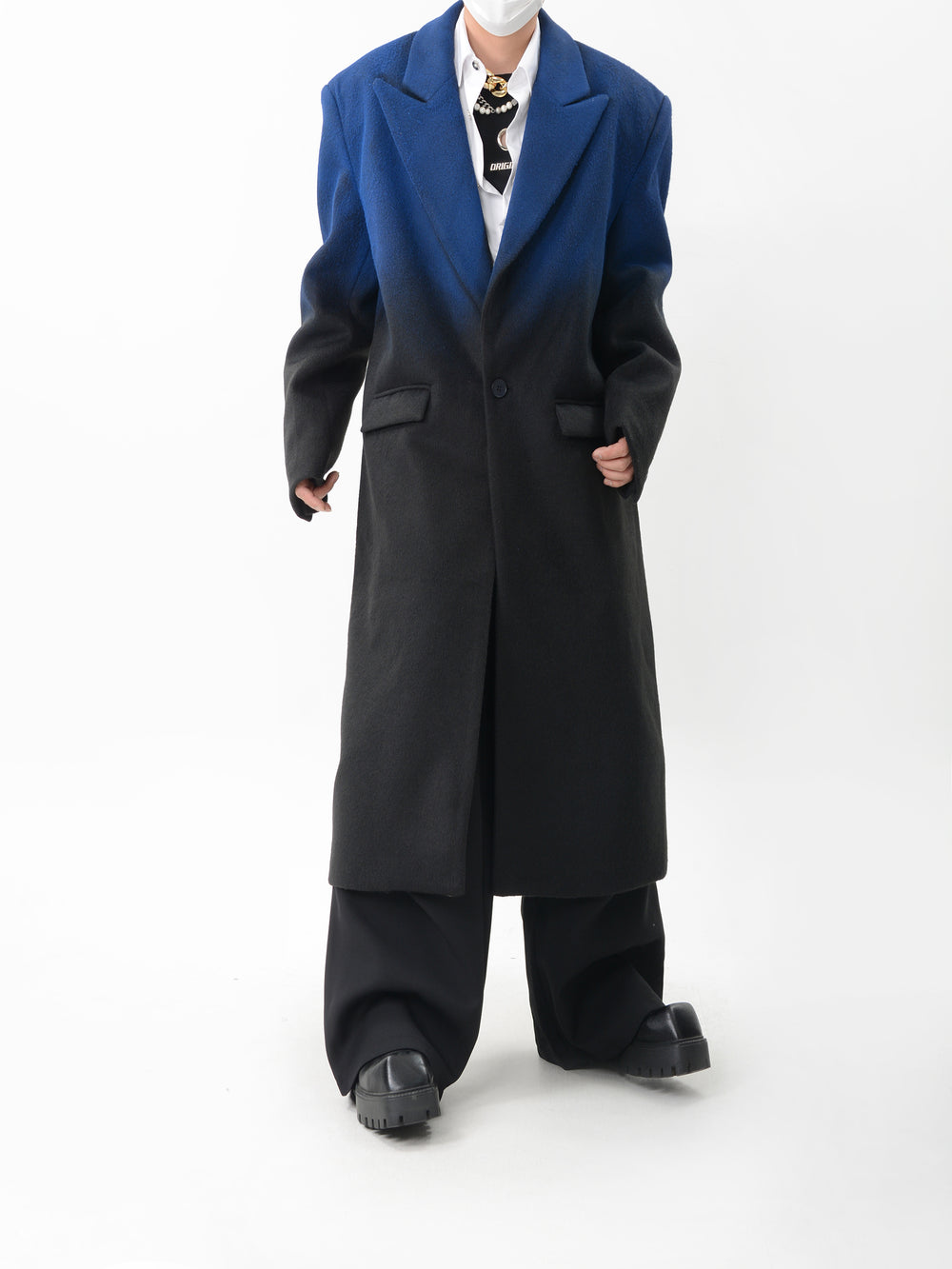 【24s Nov.】Gradient Dyed Wool Overcoat ArtsKoreanMan