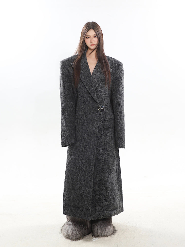 【23s November.】Premium Gray Winter Trench Coat ArtsKoreanMan