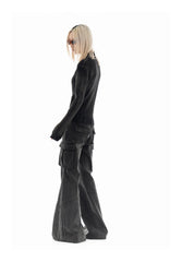 【23s December.】Washed Distressed Star Print Sweater ArtsKoreanMan