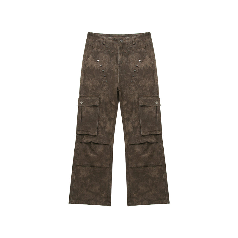 【24s Nov.】Pleated Rivet Vibe Pocket Cargo Jeans ArtsKoreanMan