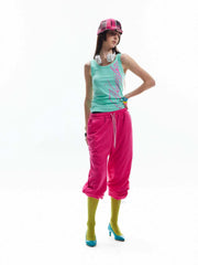 Script Graphic Compression Tank Top