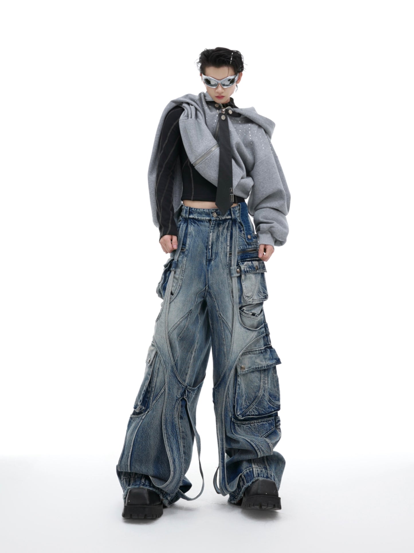 【24s Oct.】Make Old Punk Jeans with Lines and Heavy Jeans ArtsKoreanMan