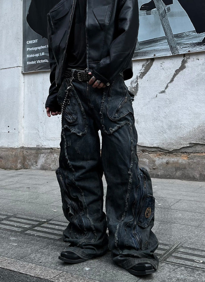 【25s Jan.】Deconstructed Distressed Jeans