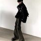 【25s Mar.】 Black Mink Fur Plush Jacket