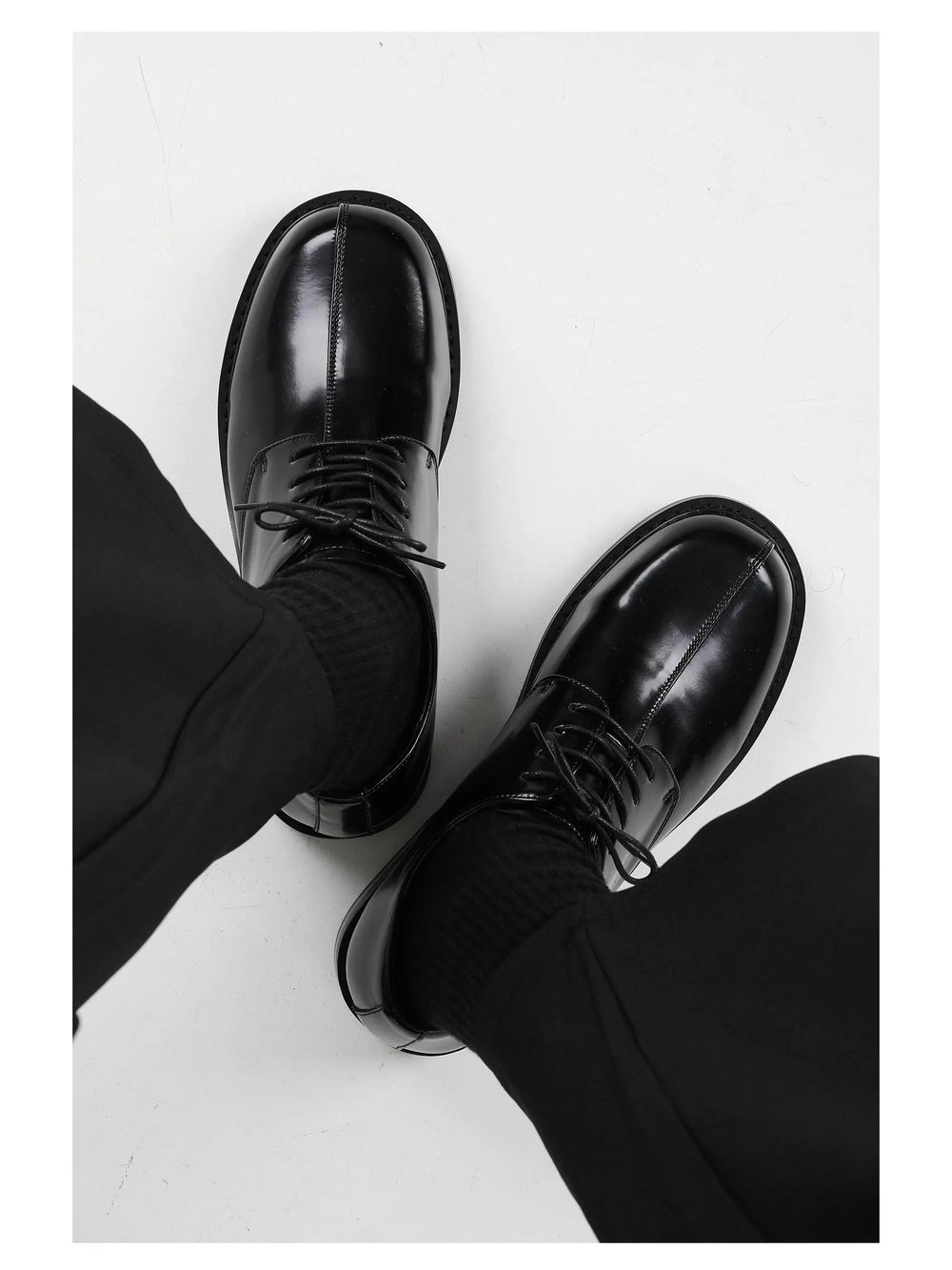 【New】Mirror Round Toe Shoes ArtsKoreanMan