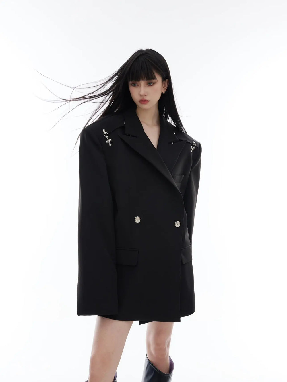 【23s August.】Loose Metal Airplane Buckle Jacket ArtsKoreanMan