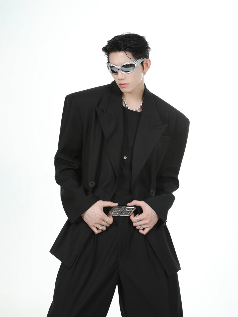 【24s Oct.】Loose Fit Purple Blazer Set ArtsKoreanMan