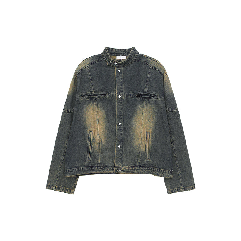 【24s Oct.】Personality Simple Denim Jacket + Jeans ArtsKoreanMan