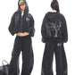 【25s Mar.】Distressed Retro Zipper Hoodie + Casual Pants Set