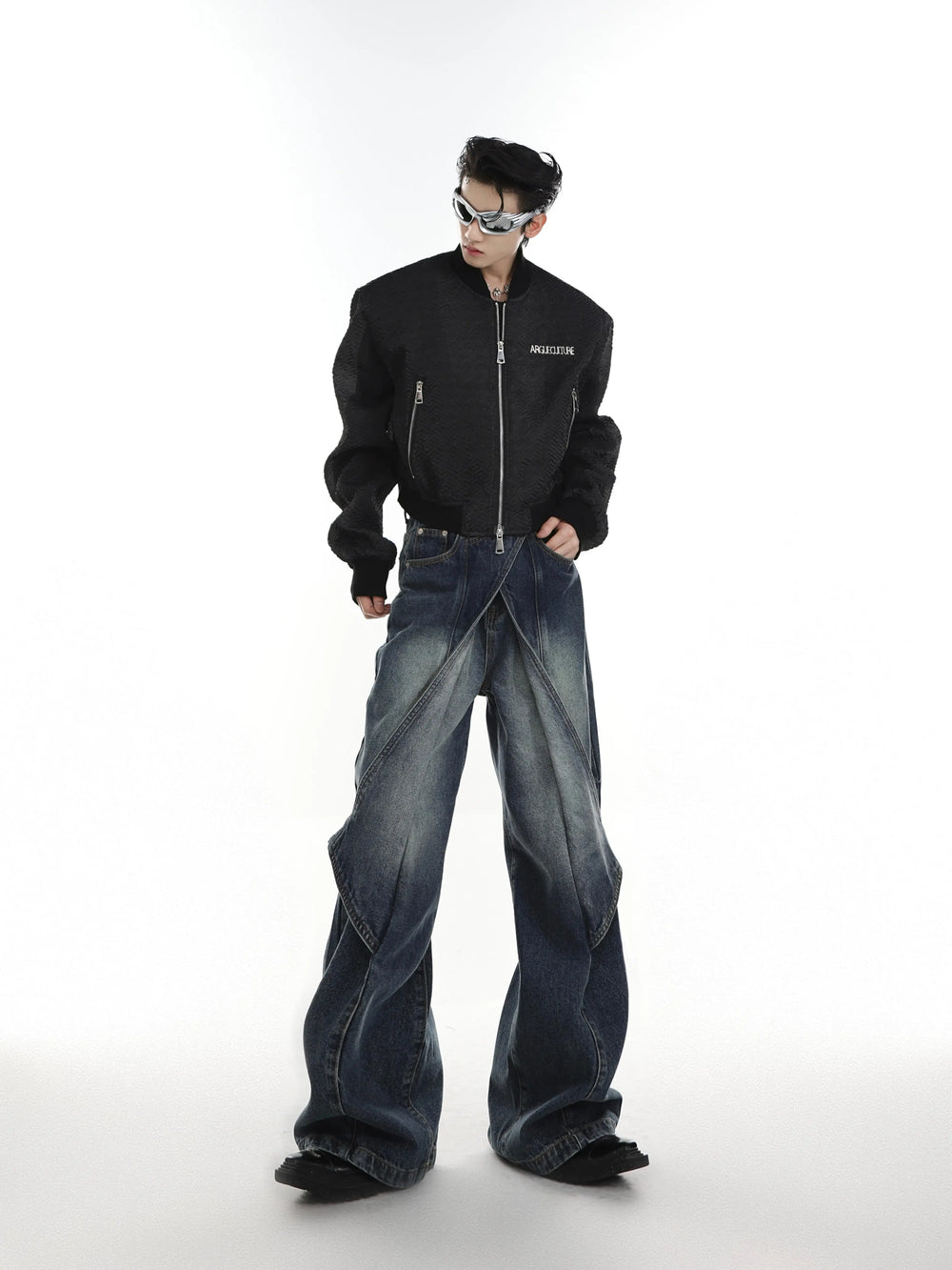 【23s Jun.】Distressed Wide Leg Jeans ArtsKoreanMan