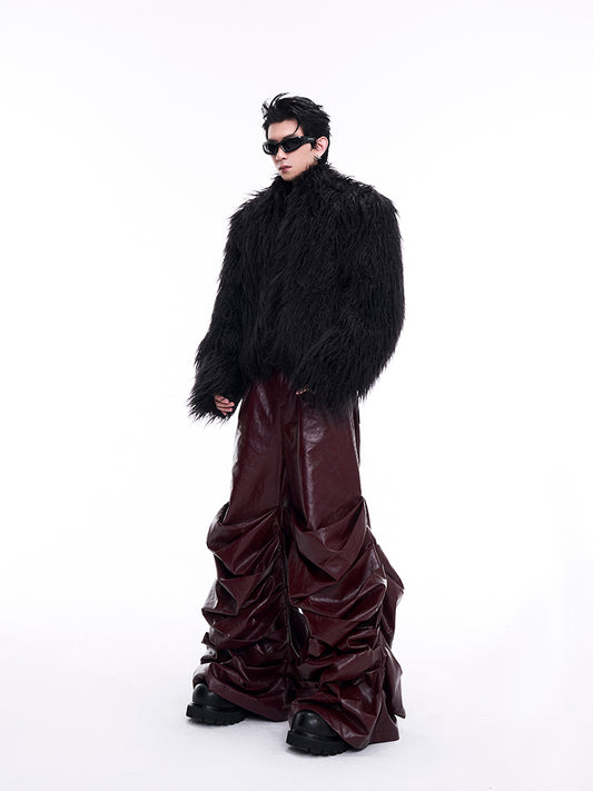 【24s Dec.】Red Faux Fur Coat ArtsKoreanMan