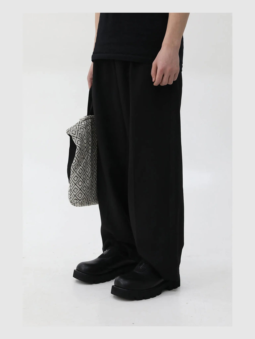 【New】Black Half Platform Shoes ArtsKoreanMan