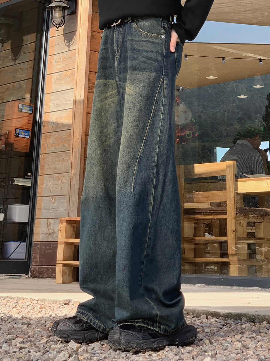 【24s Oct.】Washed Wide-Leg Jeans