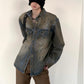 【24s March.】American Vintage Distressed Washed Denim Jacket