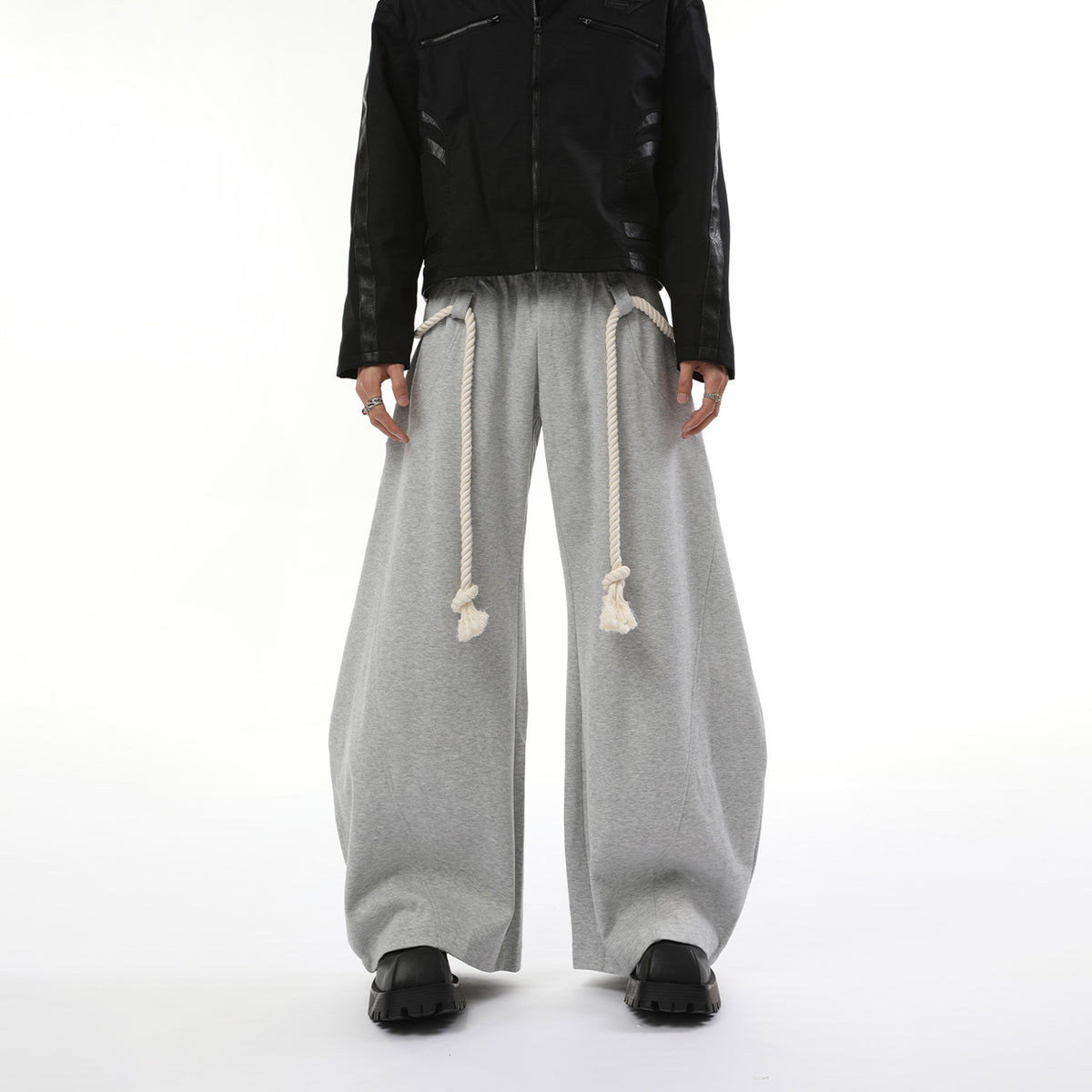 【24s Nov.】Vintage Thick Rope Machete Design Sweatpants ArtsKoreanMan