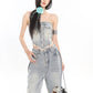 【24s Jun.】Ripped Hot Girl Denim Vest + Jeans/Skirt