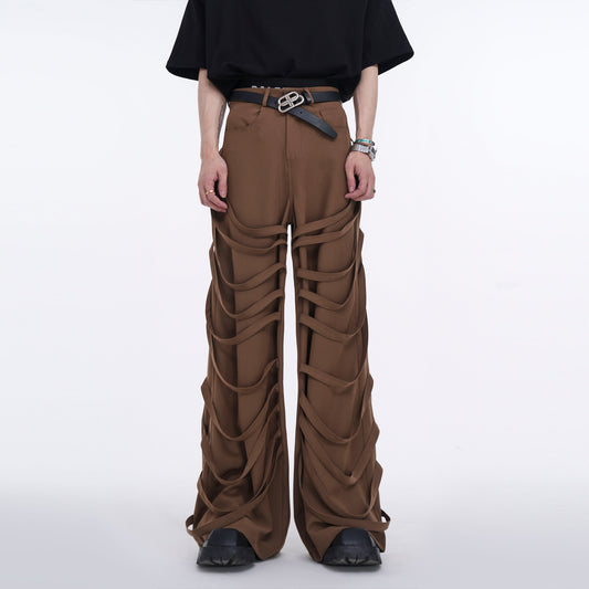 【24s May.】Ribbon Design Casual Pants