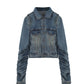 【24s Sep.】Wrinkled Wide-shoulder Vintage Denim Jacket ArtsKoreanMan