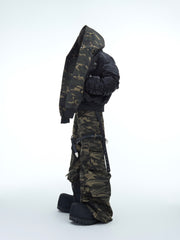 【24s Dec.】Small Belt Design Camouflage Overalls ArtsKoreanMan
