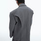 【24s Oct.】Folds Luxurious Simple Lazy Texture Loose Design Suit