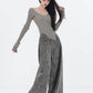 【24s Sep.】High Waist Grey Wide Leg Jeans ArtsKoreanMan