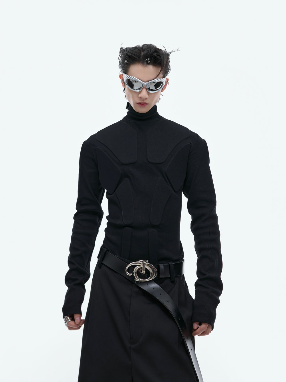 【24s Sep.】Armor Design High-neck Long-sleeved Bottoming Shirt ArtsKoreanMan