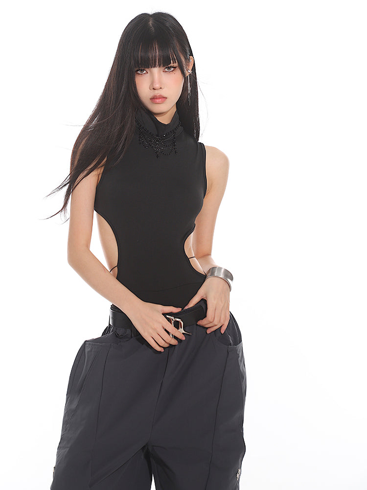 【24s Nov.】Cross-Back Slim Fit Jumpsuit ArtsKoreanMan