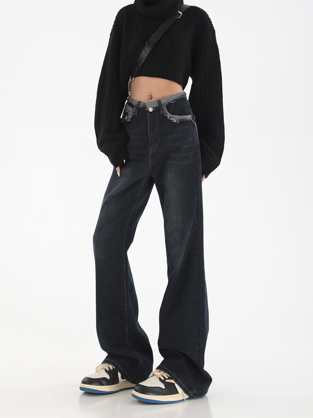 【23s July.】Trendy High Waist Jeans