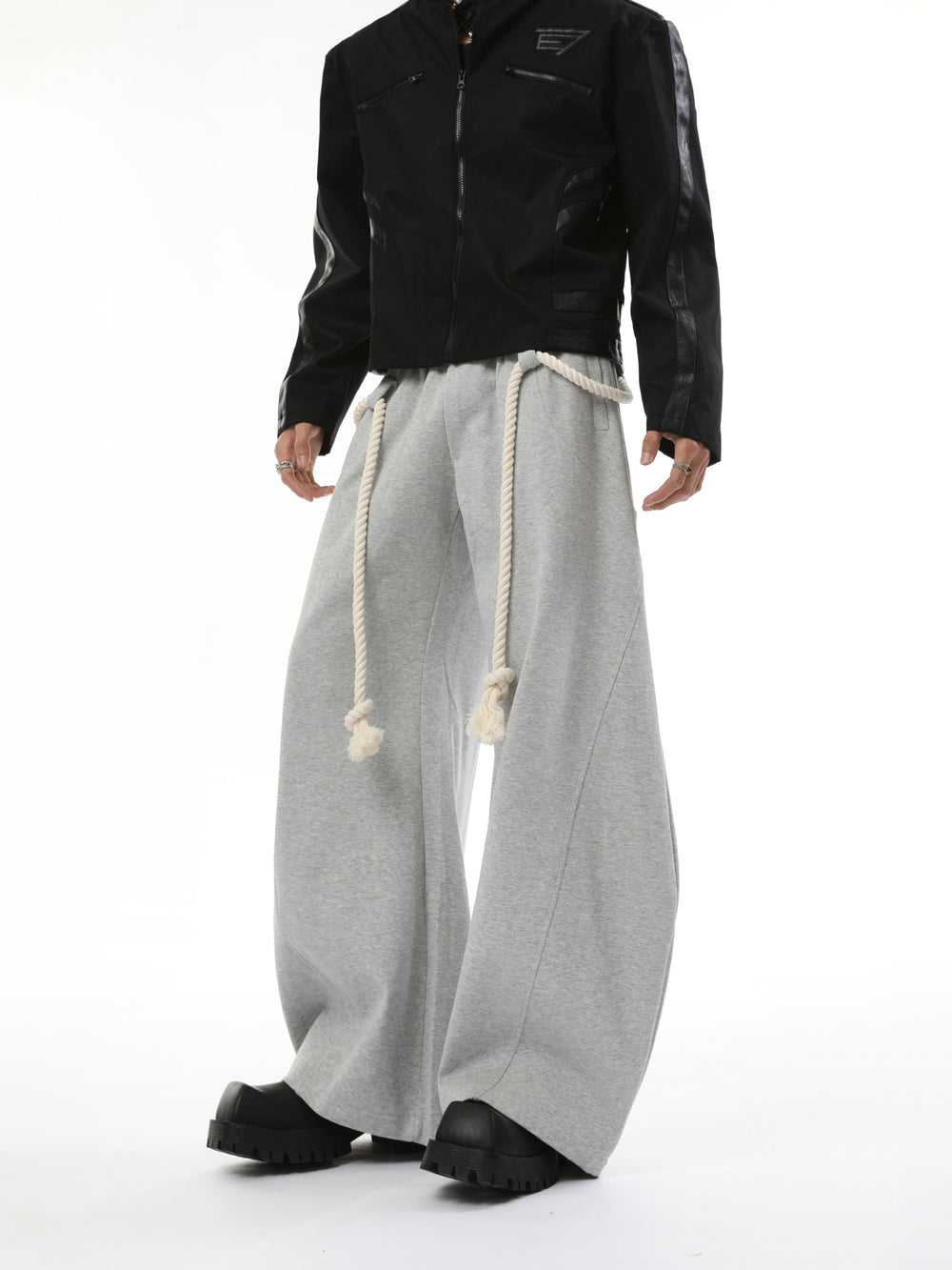【24s Nov.】Vintage Thick Rope Machete Design Sweatpants ArtsKoreanMan