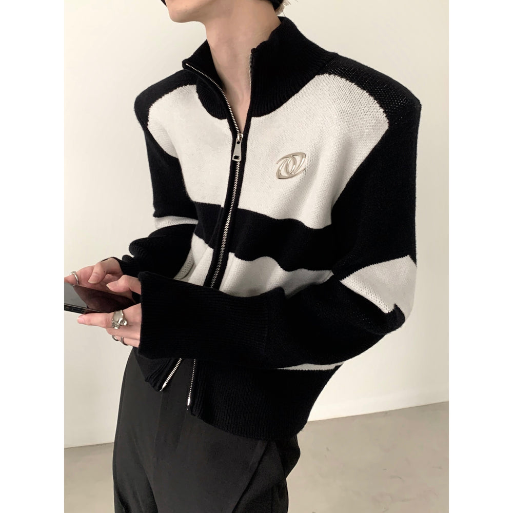 【23s November.】Metal Zipper Sweater Jacket ArtsKoreanMan