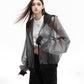 【24s January.】Pioneer Transparent Design Pu Leather Jacket