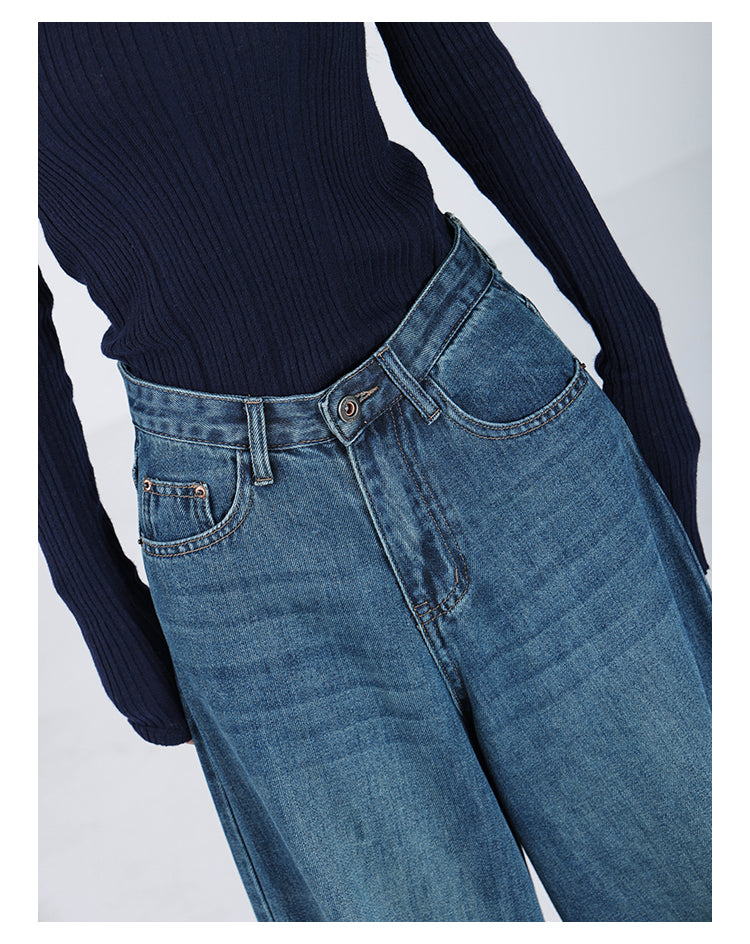 【24s Sep.】American Blue Loose Wide Leg Jeans ArtsKoreanMan