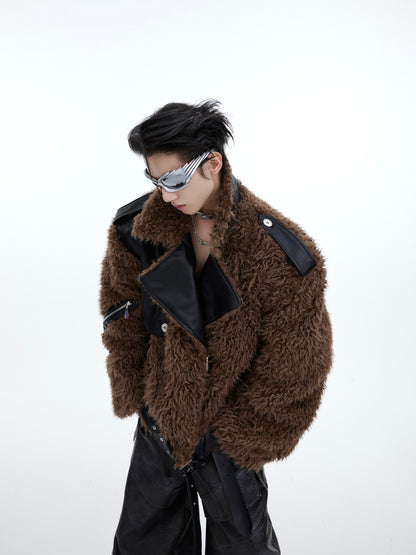 【24s January.】Deconstructed Plush Fur Jacket