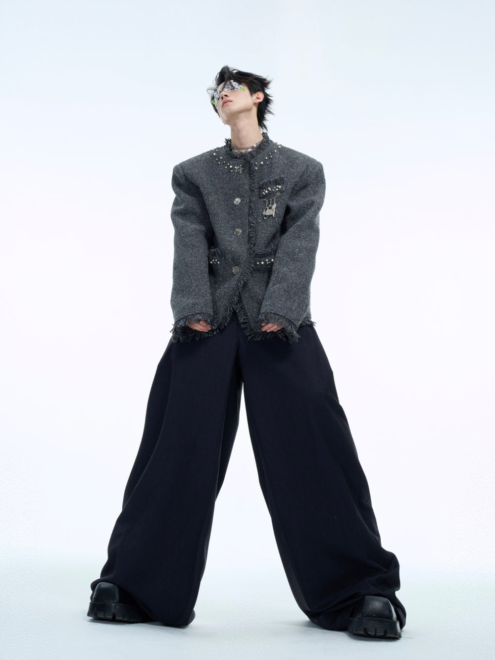 【24s Dec.】Pearl Embellished Light Luxury Chanel Style Jacket ArtsKoreanMan