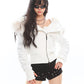 【24s Dec.】Slanted Collar and Plush Fur Collar Hoodie ArtsKoreanMan