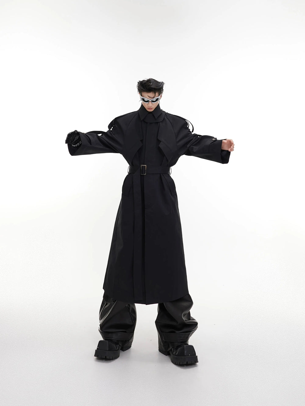 【23s August.】Turtleneck Shoulder Pad Coat ArtsKoreanMan