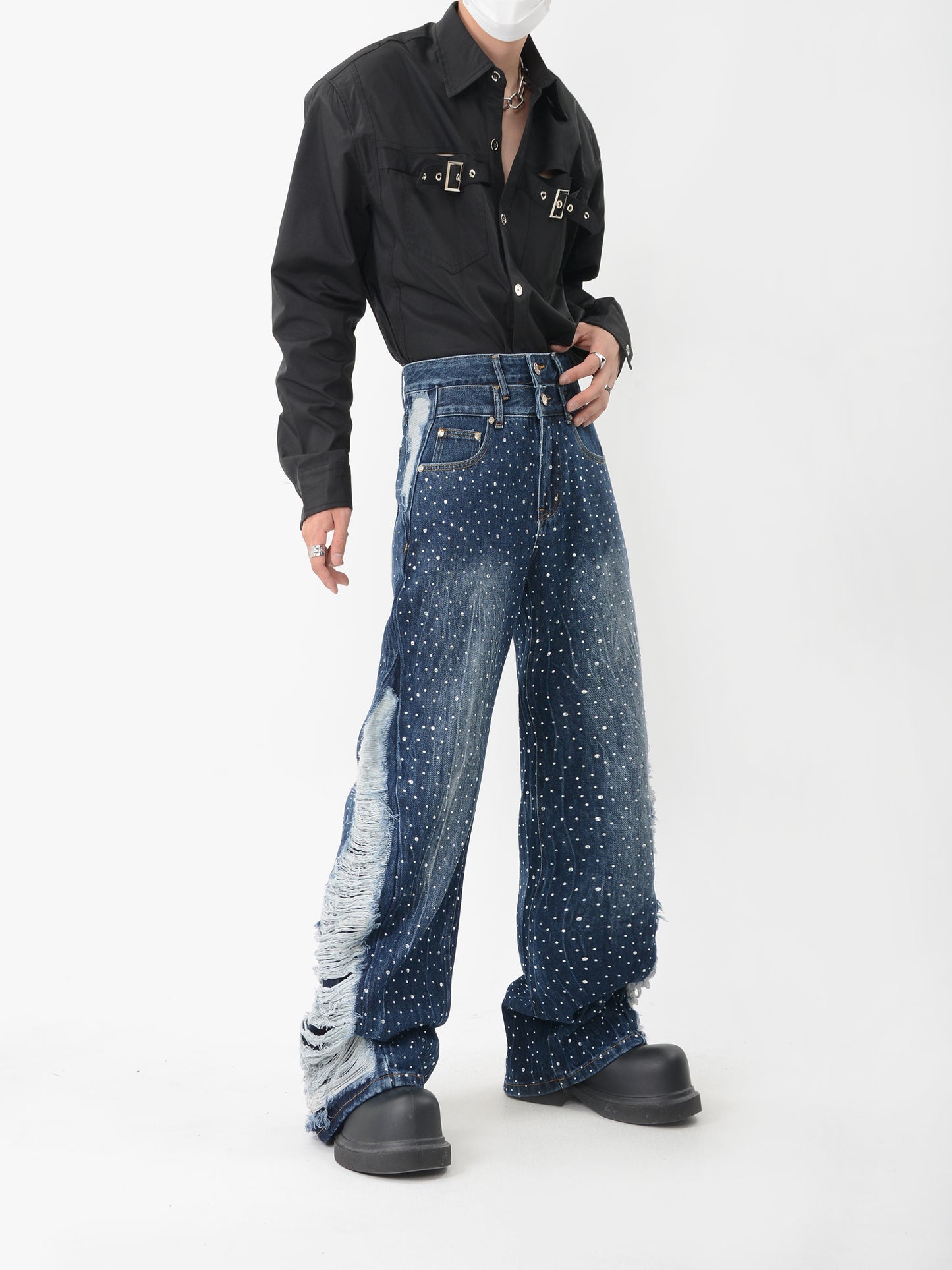 【24s Nov.】Gypsophila Diamond Ripped Jeans