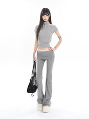【24s May.】Waist-cinching Stretch Bootcut Pants ArtsKoreanMan