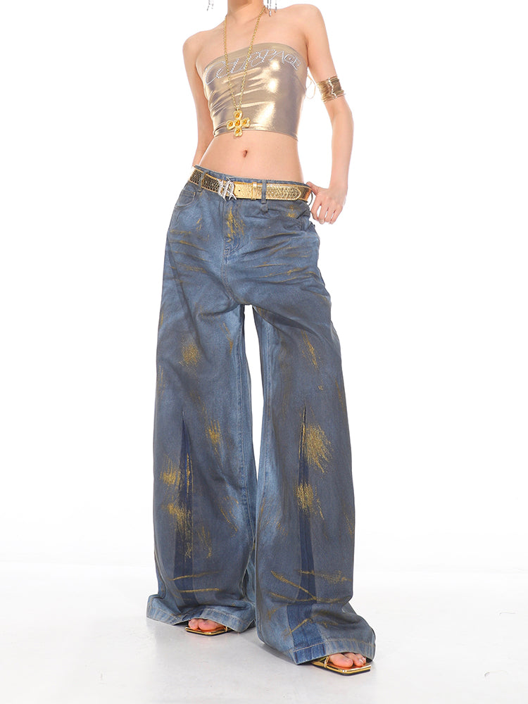 【24s Sep.】Heavy Gradient Wide Leg Washed Jeans ArtsKoreanMan